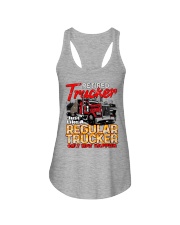 Retired Trucker Ladies Flowy Tank tile