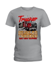 Retired Trucker Ladies T-Shirt tile