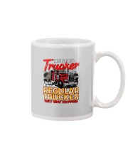 Retired Trucker Mug tile