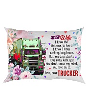 GIFT FOR A TRUCKER'S WIFE- PREMIUM Rectangular Pillowcase front