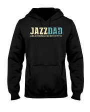 Mens Jazz Dad Like Normal Dad But Cooler Shirt Jaz Hooded Sweatshirt thumbnail