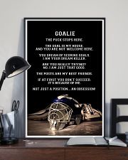 Goalie poster 11x17 Poster lifestyle-poster-2