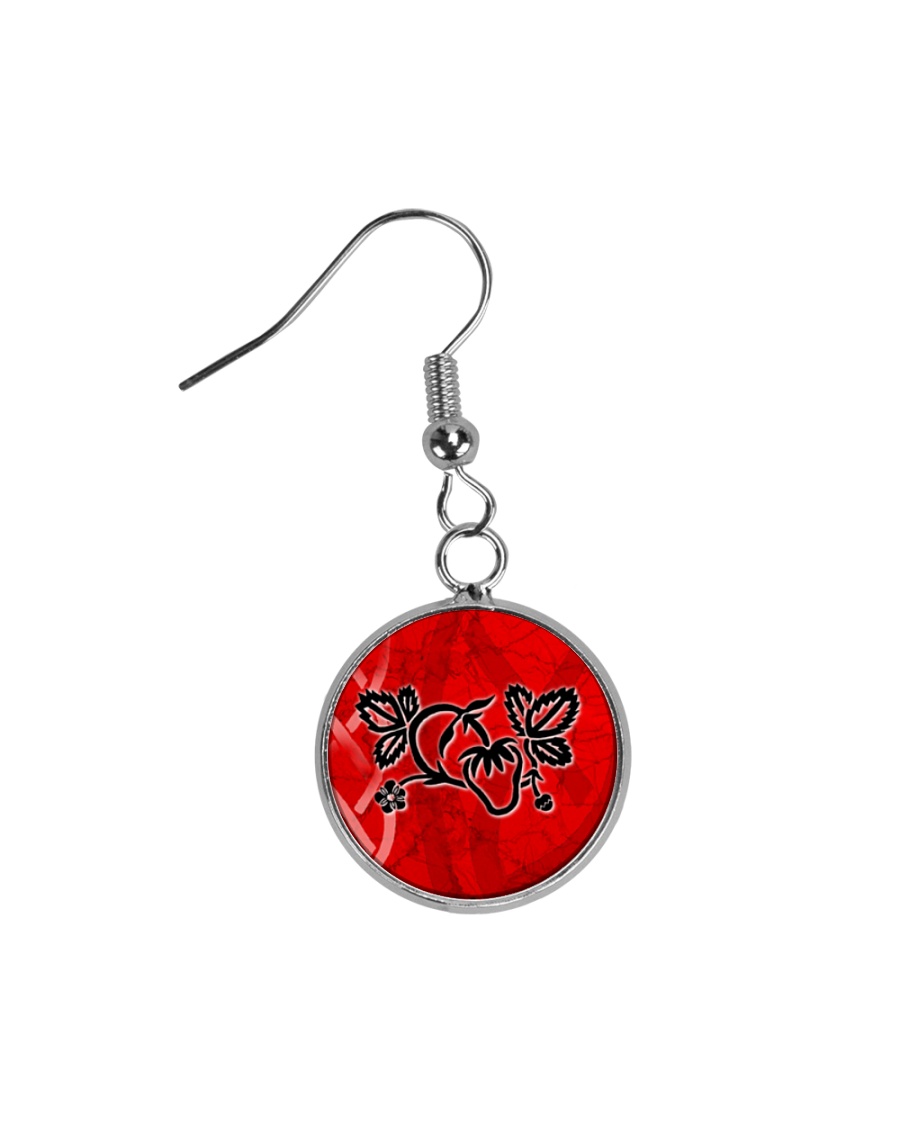 Mariah's prologues: Strawberry Dreaming jewellery Circle Earrings