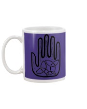 Mariah's Prologue One Man's Work Celtic Hand black Mug back