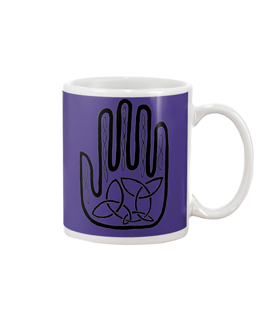 Mariah's Prologue One Man's Work Celtic Hand black Mug