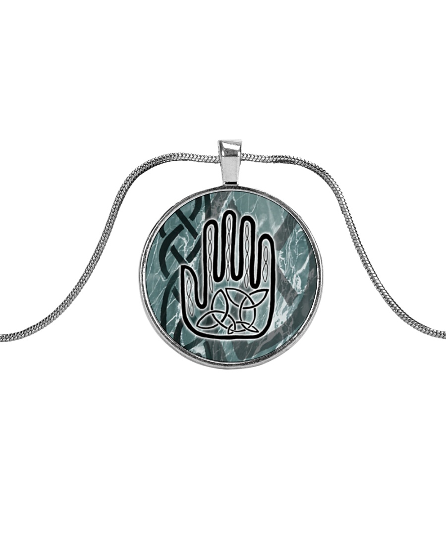 One Man's Work Celtic Hand Jewellery Metallic Circle Necklace