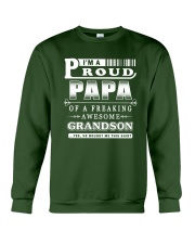 I'm a Proud Papa of a freaking Awesome Grandson Crewneck Sweatshirt thumbnail