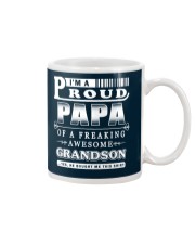 I'm a Proud Papa of a freaking Awesome Grandson Mug thumbnail