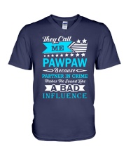they call me PAWPAW V-Neck T-Shirt thumbnail