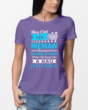 They call me MEMAW Premium Fit Ladies Tee lifestyle-women-crewneck-front-10