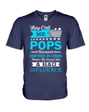 They call me POPS V-Neck T-Shirt thumbnail
