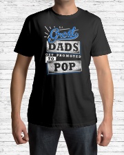 Great Dads Get Promoted to POP Classic T-Shirt lifestyle-mens-crewneck-front-1