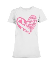 Cancer Survivor Premium Fit Ladies Tee tile