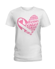 Cancer Survivor Ladies T-Shirt tile
