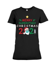 Merry Quarantined Christmas 2021 Premium Fit Ladies Tee tile