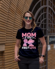 Mom A Son's First Love- Best Quality T-shirt Premium Fit Ladies Tee lifestyle-women-crewneck-front-2