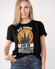Eat Drink And Be Scary-01 Classic T-Shirt apparel-classic-tshirt-lifestyle-front-100