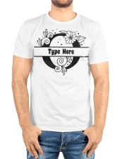 O Floral Split Alphabets Monogram Personalized Custom Premium Fit Mens Tee custom-t-shirts-premium-fit-men-lifestyle-front-72