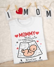 Hi-Mommy-This-Mothers-Day-I-am-Struggled-Warm-and-SAfe-In-Your-Tummy-But-Next-Struggle-in-Your-Arms Premium Fit Ladies Tee apparel-premium-fit-ladies-tee-lifestyle-81