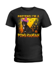 PRETEND I M A POMERANIAN Ladies T-Shirt tile
