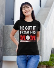 He-Got-It-From-His-Mom Premium Fit Ladies Tee apparel-premium-fit-ladies-tee-lifestyle-08A