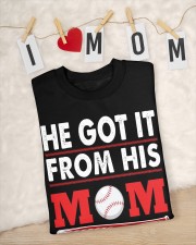 He-Got-It-From-His-Mom Premium Fit Ladies Tee apparel-premium-fit-ladies-tee-lifestyle-81