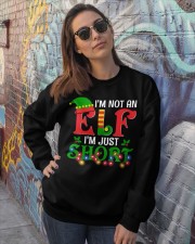 I'm Not On ELF I'm Just Short Crewneck Sweatshirt lifestyle-unisex-sweatshirt-front-3