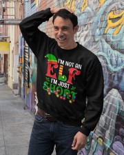 I'm Not On ELF I'm Just Short Crewneck Sweatshirt lifestyle-unisex-sweatshirt-front-4