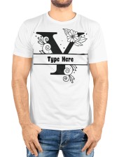 Y Floral Split Alphabets Monogram Personalized Custom Premium Fit Mens Tee custom-t-shirts-premium-fit-men-lifestyle-front-72