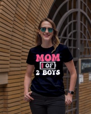 Mom 1 Of 2 Boys - Best Quality T-shirt Premium Fit Ladies Tee lifestyle-women-crewneck-front-2