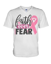 Faith Over Fear V-Neck T-Shirt tile