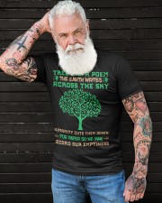 Tree-are-a-poem-the-earth-erites-across-the-sky-humanity-cuts-them-down-for-paper-so-we-man-record-ou-emptiness Premium Fit Mens Tee apparel-premium-fit-men-tee-lifestyle-front-85