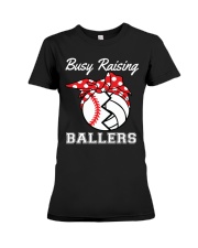 Busy-Raising-Ballers Premium Fit Ladies Tee front