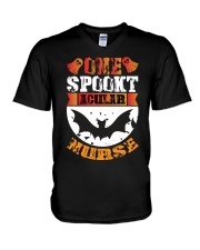 One Spooktacular Nurse-01 V-Neck T-Shirt tile