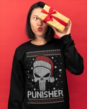 Punisher Ugly Christmas Crewneck Sweatshirt apparel-crewneck-sweatshirt-lifestyle-front-17