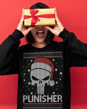 Punisher Ugly Christmas Crewneck Sweatshirt apparel-crewneck-sweatshirt-lifestyle-front-18