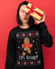 Oh Snap Ugly Christmas Crewneck Sweatshirt apparel-crewneck-sweatshirt-lifestyle-front-17