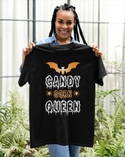 Candy corn queen-01 Classic T-Shirt apparel-classic-tshirt-lifestyle-front-131