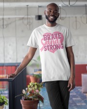 Brave And Strong Classic T-Shirt apparel-classic-tshirt-lifestyle-front-34