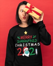 Merry Quarantined Crewneck Sweatshirt apparel-crewneck-sweatshirt-lifestyle-front-17
