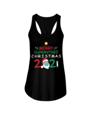 Merry Quarantined Ladies Flowy Tank tile