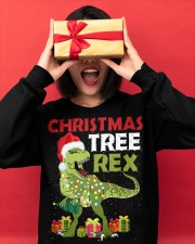 Christmas Tree Rex Crewneck Sweatshirt apparel-crewneck-sweatshirt-lifestyle-front-18