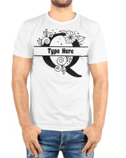Q Floral Split Alphabets Monogram Personalized Custom Premium Fit Mens Tee custom-t-shirts-premium-fit-men-lifestyle-front-72