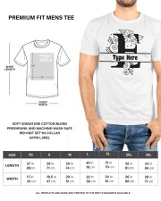 E Floral Split Alphabets Monogram Personalized Custom Premium Fit Mens Tee custom-t-shirts-premium-fit-men-lifestyle-front-96