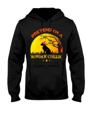 PRETEND I M A BORDER COLLIE Hooded Sweatshirt tile