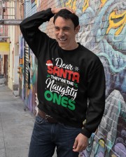 Dear santa Ther're The Naughty Ones Crewneck Sweatshirt lifestyle-unisex-sweatshirt-front-4