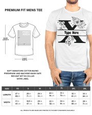 X Floral Split Alphabets Monogram Personalized Custom Premium Fit Mens Tee custom-t-shirts-premium-fit-men-lifestyle-front-96