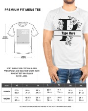 P Floral Split Alphabets Monogram Personalized Custom Premium Fit Mens Tee custom-t-shirts-premium-fit-men-lifestyle-front-96
