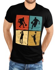 Vintage-Retro-Basketball- Best Quality T-shirt Premium Fit Mens Tee custom-t-shirts-premium-fit-men-lifestyle-front-58