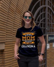 Happiness is being a mom grandma and great grandma Happy Mother's Day Premium Fit Ladies Tee lifestyle-women-crewneck-front-2